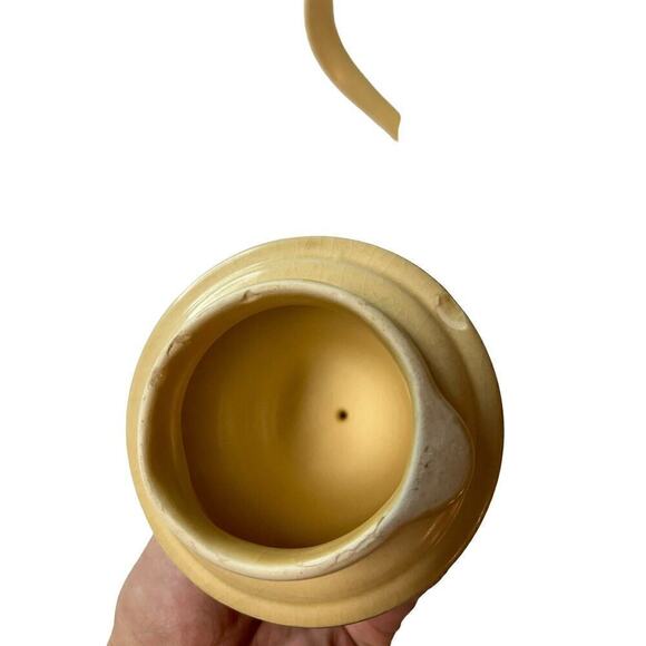 Vtg Kitchen Pfaltzgraff VILLAGE Coffee Tea Pot Distressed Stoneware Note Flaw - Picture 13 of 16